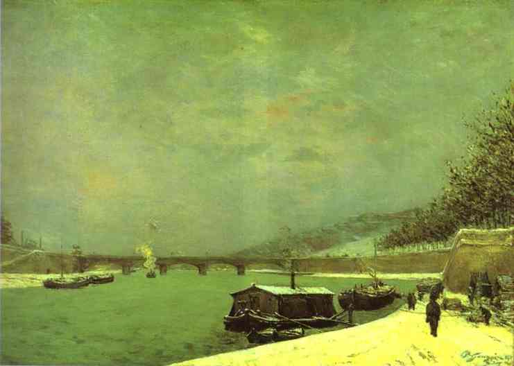 The Seine at the Pont d'Iena 1875